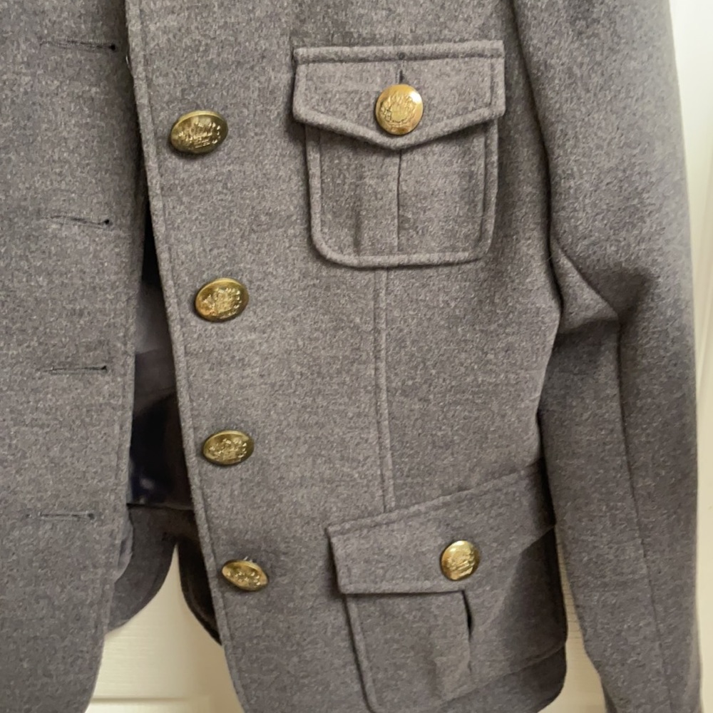 Buffalo Gray size 8p  jacket by David Bitten new with out tags